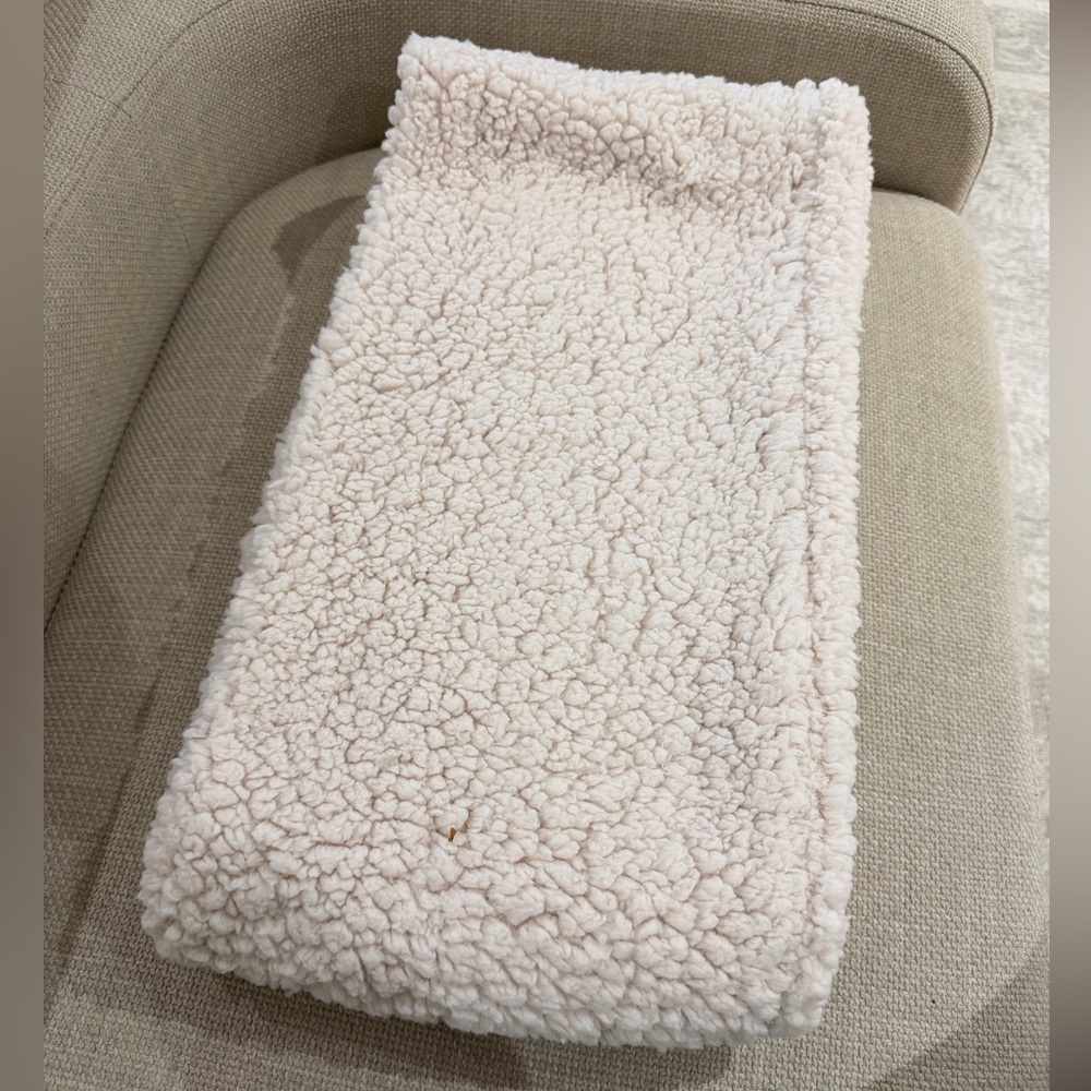 Free People Cozy Cream Sherpa Scarf NWT